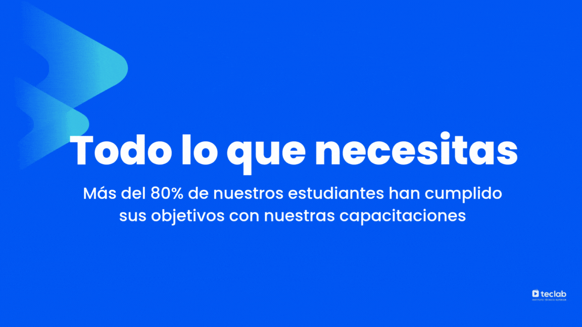Más del 80% de nuestros estudiantes han cumplido sus objetivos con nuestras capacitaciones.